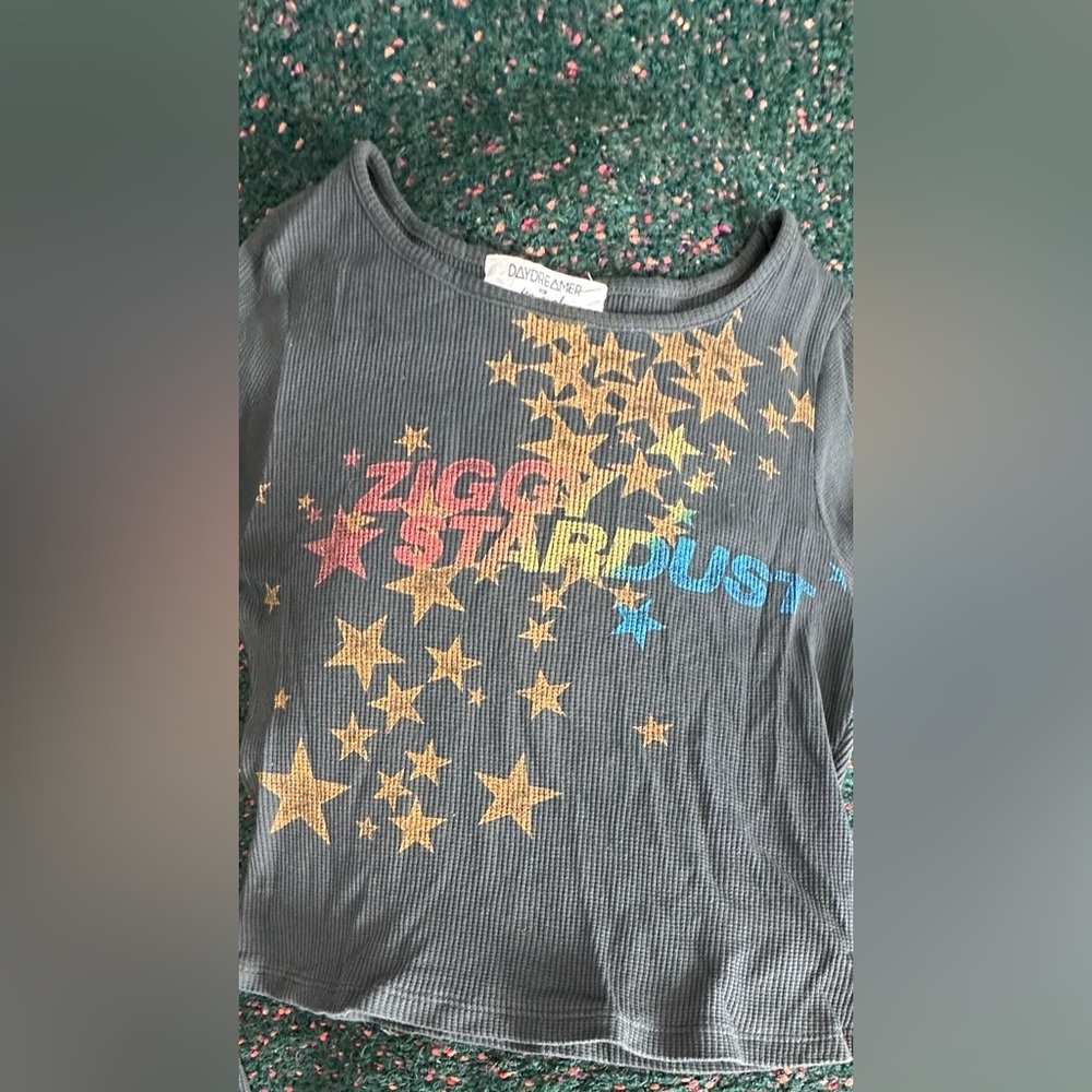 RARE Daydreamer NWOT Ziggy Stardust Long Sleeve Thermal— L - Picture 5 of 16